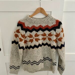 Cozy Multicolor Knit Sweater